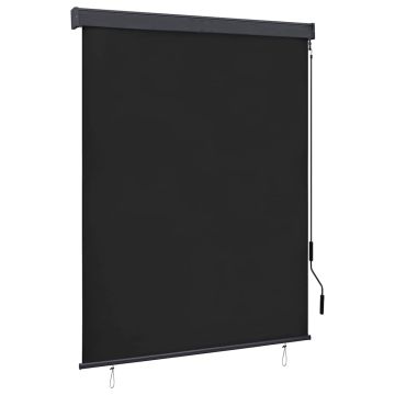 vidaXL Lauko roletas, 140x250 cm, antracito spalvos
