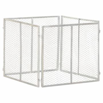 vidaXL Sodo komposto dėžė, 85x85x70cm, galvanizuota geležis