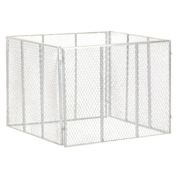vidaXL Sodo komposto dėžė, 100x100x77cm, galvanizuota geležis
