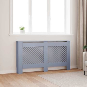 vidaXL Radiatoriaus uždangalas, antracito spalvos, 152x19x81,5cm, MDF