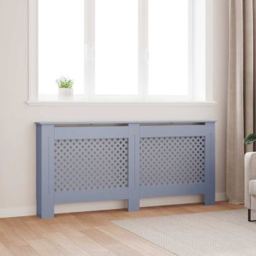 vidaXL Radiatoriaus uždangalas, antracito spalvos, 172x19x81,5cm, MDF