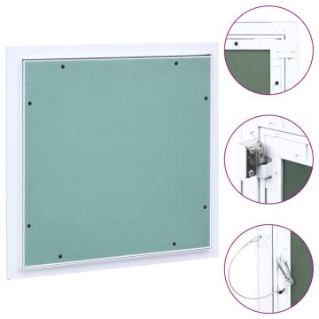 vidaXL Gipso kartono plokštė su aliuminiu rėmu, 300x300mm