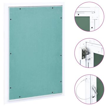 vidaXL Gipso kartono plokštė su aliuminiu rėmu, 300x600mm