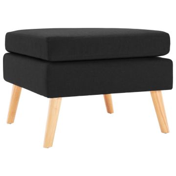 vidaXL Pakoja, juodos spalvos, audinys