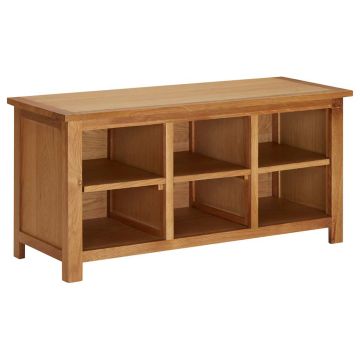 vidaXL Lentyna batams, 90x37x45cm, ąžuolo medienos masyvas