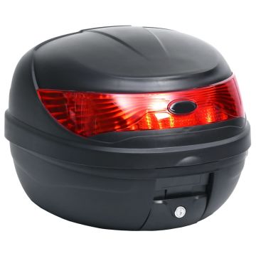 vidaXL Viršuje tvirtinamas dėklas vienam motociklo šalmui, 35l