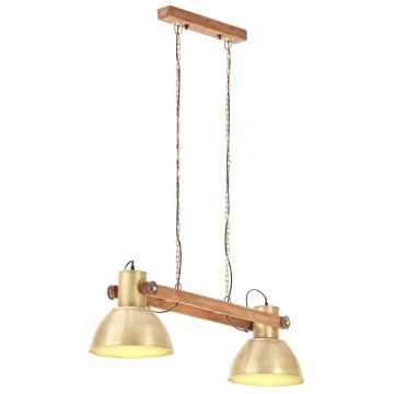 vidaXL Pakabinamas šviestuvas, žalvario, 109cm, 25W, E27