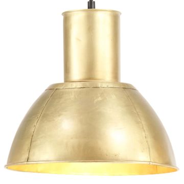 vidaXL Pakabinamas šviestuvas, žalvario, 28,5cm, 25W, apskritas, E27