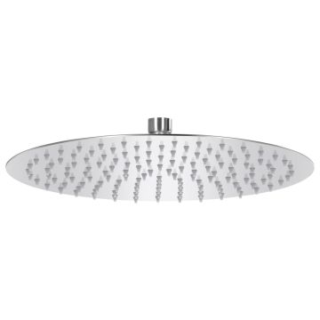 vidaXL Lietaus dušo galvutė, 30cm, nerūdijantis plienas 304, apskrita