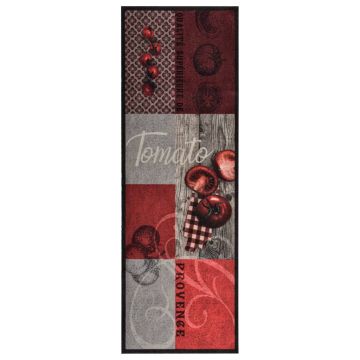 vidaXL Virtuvės kilimėlis, 45x150cm, plaunamas, su užrašu Tomato