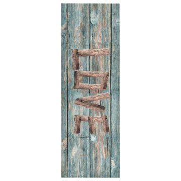 vidaXL Virtuvės kilimėlis, 45x150cm, plaunamas, su užrašu Love