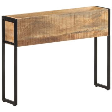 vidaXL Lovelis, 90x20x68cm, neapdorota mango mediena