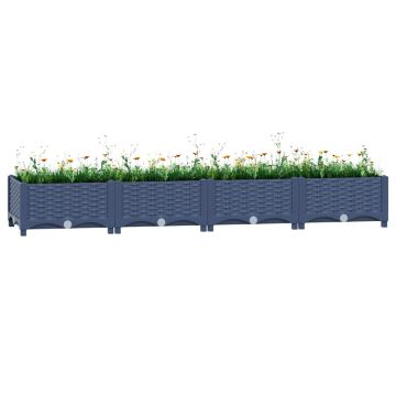 vidaXL Aukštas lovelis, 160x40x23cm, polipropilenas