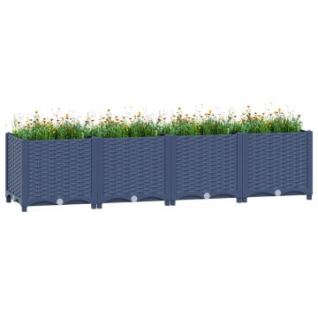 vidaXL Aukštas lovelis, 160x40x38cm, polipropilenas