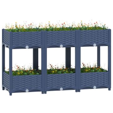 vidaXL Aukštas lovelis, 120x40x71cm, polipropilenas