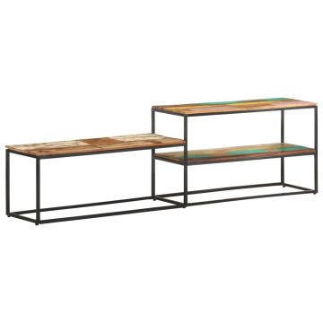 vidaXL Televizoriaus spintelė, 180x30x50cm, perdirbta mediena