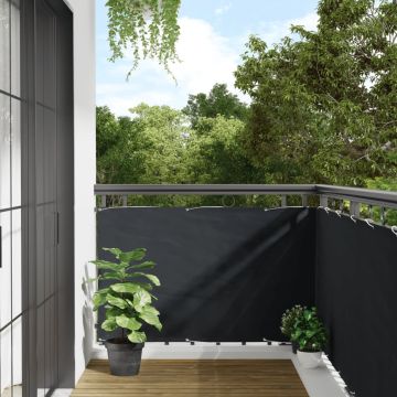 vidaXL Balkono pertvara, antracito spalvos, 90x500cm, oksfordo audinys