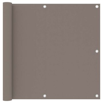 vidaXL Balkono pertvara, taupe spalvos, 90x300cm, oksfordo audinys