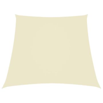vidaXL Uždanga nuo saulės, kreminės spalvos, 2/4x3m, oksfordo audinys