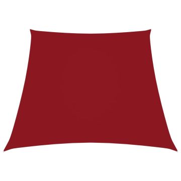 vidaXL Uždanga nuo saulės, raudonos spalvos, 2/4x3m, oksfordo audinys