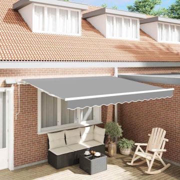 vidaXL Markizės rėmas Balta 350 x 250 cm Aliuminis