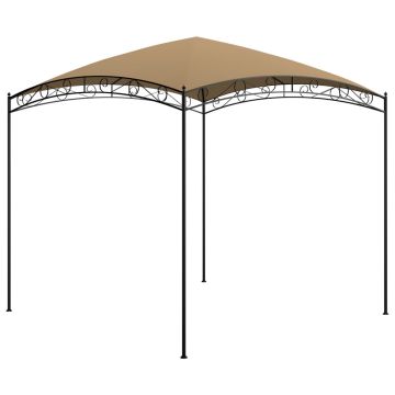 vidaXL Pavėsinė, taupe spalvos, 3x3x2,65m, 180 g/m²