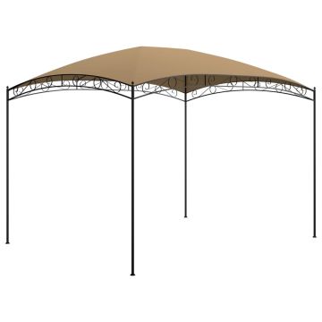 vidaXL Pavėsinė, taupe spalvos, 3x4x2,65m, 180 g/m²