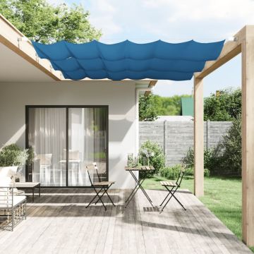 vidaXL Vertikali markizė, mėlynos spalvos, 60x270cm, oksfordo audinys