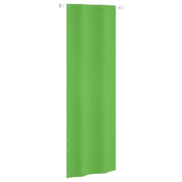 vidaXL Balkono pertvara, šviesiai žalia, 80x240cm, oksfordo audinys