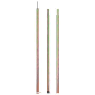 vidaXL Teleskopinis palapinės strypas, 170-255cm ilgio, plienas