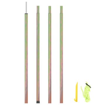vidaXL Uždangos nuo saulės stulpas, 200cm, galvanizuotas plienas