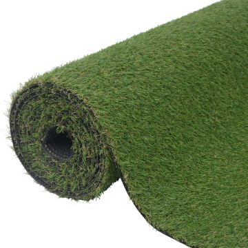 vidaXL Dirbtinė žolė, 1,5x10 m/20mm, žalios spalvos