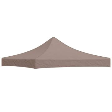 vidaXL Proginės palapinės stogas, taupe spalvos, 3x3m, 270 g/m²