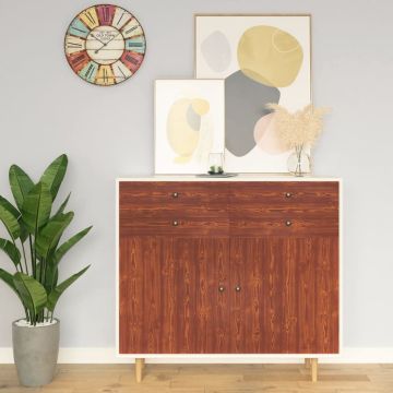 vidaXL Lipni plėvelė baldams, akacijos spalvos, 500x90cm, PVC