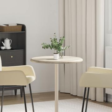 vidaXL Stalviršis, pilkos spalvos, skersmuo 60x2,5cm, marmuras