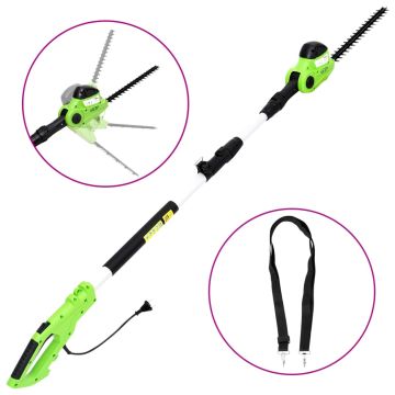 vidaXL Elektrinės teleskopinės stiebinės gyvatvorių žirklės, 41cm