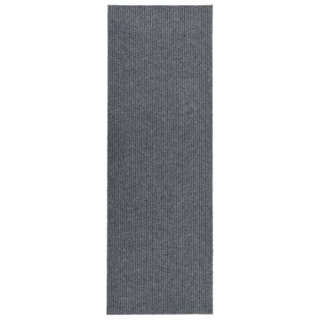 vidaXL Purvą sugeriantis kilimas-takelis, pilkos spalvos, 100x350cm