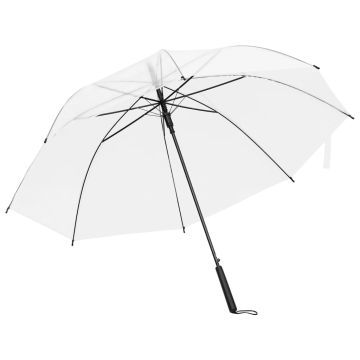 vidaXL Skėtis, permatomas, 107cm