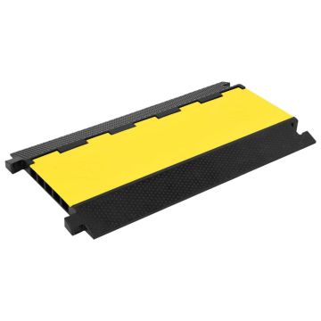 vidaXL Kabelių apsauga su 5 kanalais, 90cm, guma