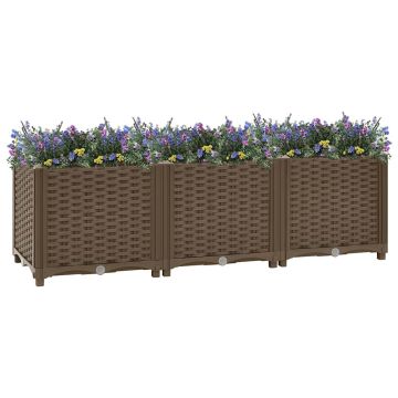 vidaXL Pakelta lysvė, 120x40x38 cm, polipropilenas