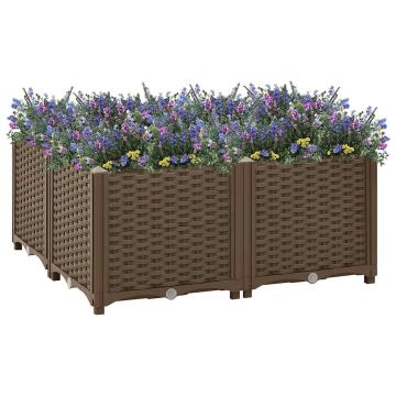 vidaXL Aukštas lovelis, 80x80x38cm, polipropilenas