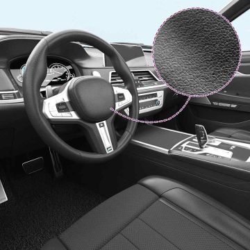 vidaXL Automobilio plėvelės, 2vnt., matinės juodos, 100x150cm+50x150cm