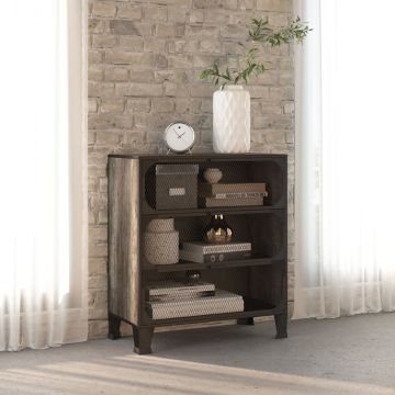 vidaXL Spintelė daiktams, pilkos spalvos, 72x36x82cm, metalas ir MDF