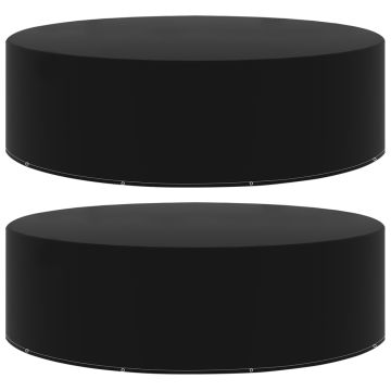 vidaXL Sodo baldų uždangalai, 2vnt., 325x90cm, 10 kilpų (2x48635)