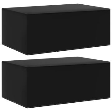 vidaXL Sodo baldų uždangalai, 2vnt., 225x143x90cm, 7 kilputės