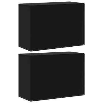 vidaXL Sodo baldų uždangalai kepsninei, 2vnt., 180x80x125cm