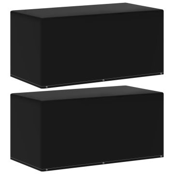 vidaXL Sodo baldų uždangalai, 2vnt., 160x80x75cm, 6 kilputės