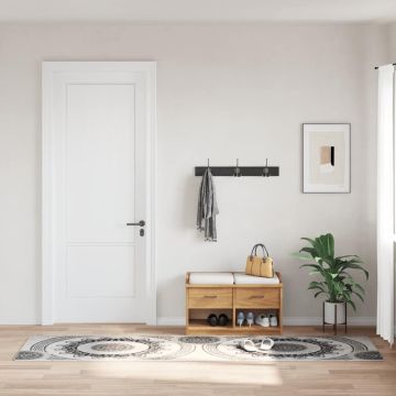 vidaXL Kilimas, spalvotas, 80x300cm, neslystantis, skalbiamas