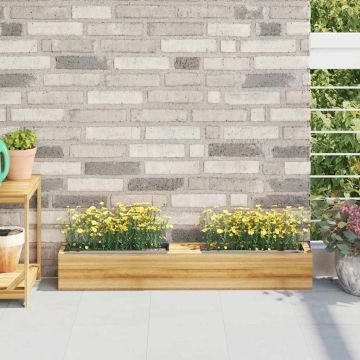 vidaXL Gėlių loveliai Euro paletėms, 12vnt., pilki, 36x13,5x9,5cm, PP