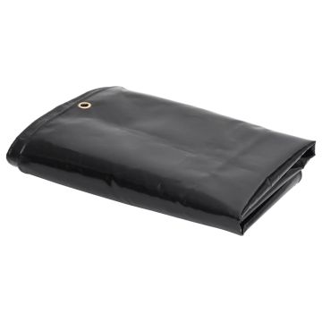 vidaXL Tentas, juodos spalvos, 3x3m, 650g/m²